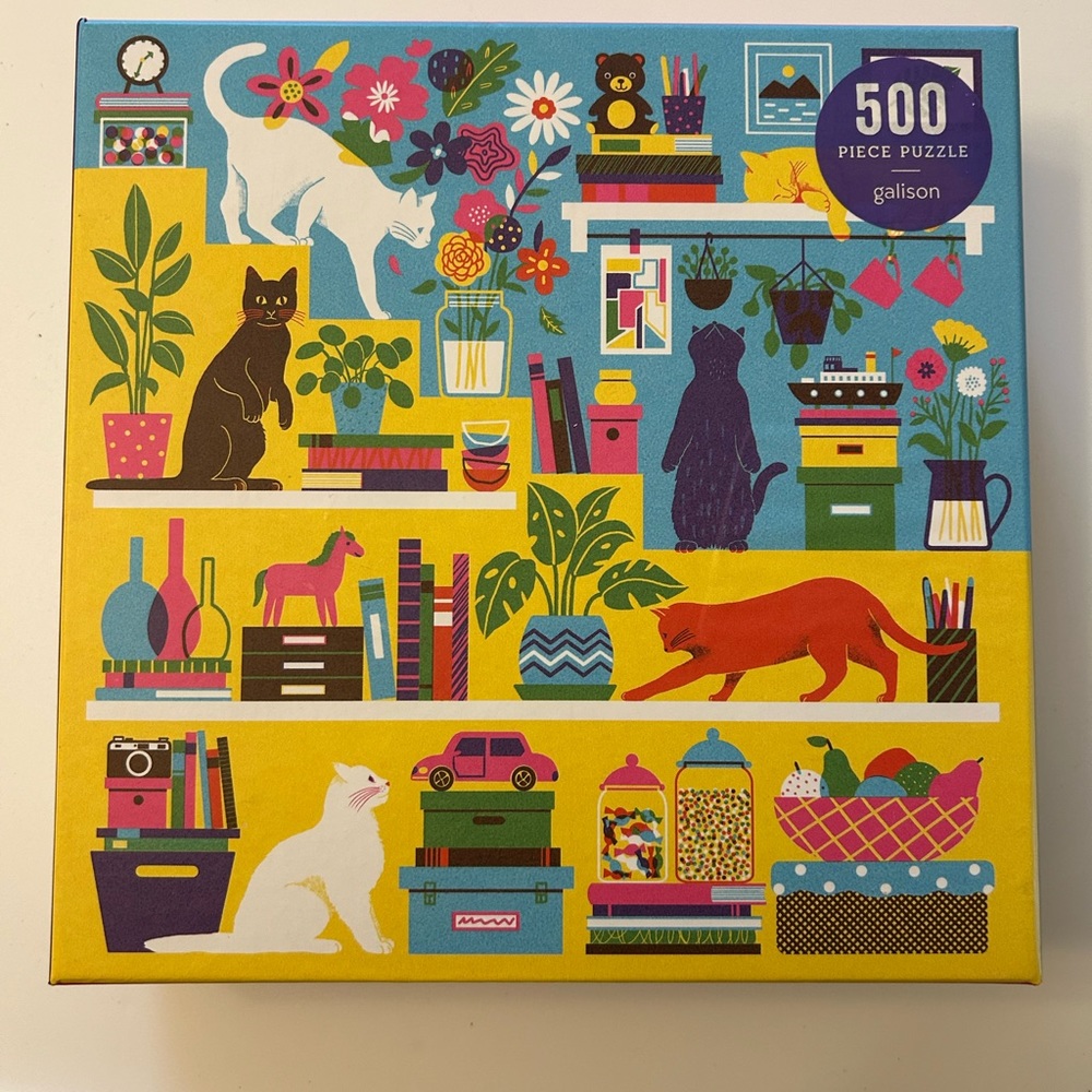 Galison “Curious Cats” Puzzle 500pc